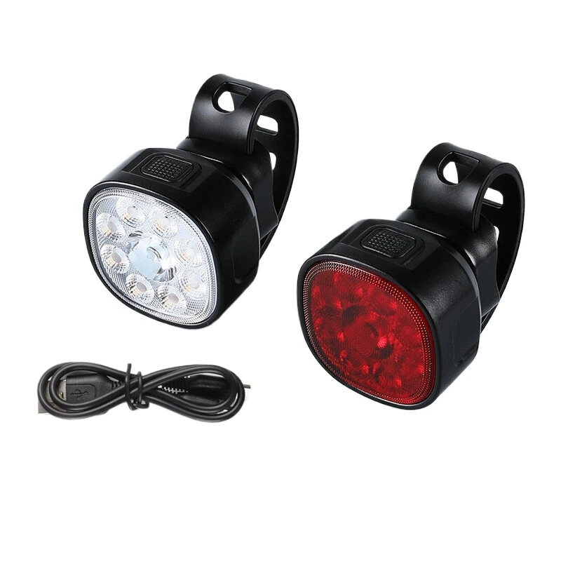 BIKIGHT Q9 Bike Light Set Bicycle Headlight 1500mAh Battery 8 Light Modes Type-C Rechargeable IP65 Waterproof Bicycle Front Light with Taillight for Outdoor Cycling (image for) BIKIGHT Q9 Bike Light Set Bicycle Headlight 1500mAh Battery 8 Light Modes Type-C Rechargeable IP65 Waterproof Bicycle Front Light with Taillight for Outdoor Cycling